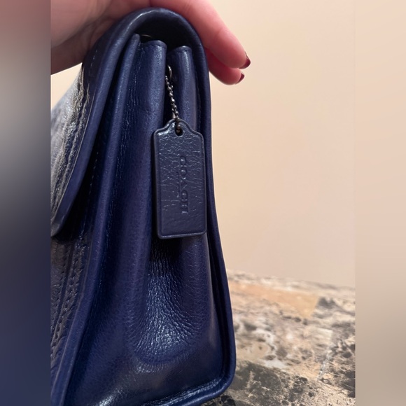 Coach Melody Shoulder Bag 29 in Cadet/ Pewter - Picture 9 of 16